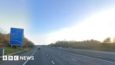 M5 traffic: One person in hospital after crash