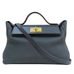 【二手名牌BRAND OFF】HERMES 愛馬仕 綠色 Togo皮革 Kelly 2424 29cm 两用包 金扣 D刻