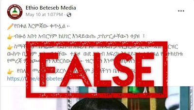 Posts falsely claim that Ethiopian government confiscated archbishop’s passport for SA trip