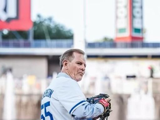 Elder Gary E. Stevenson throws out first pitch at Royals-Red Sox game