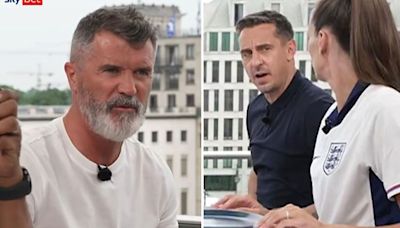 Watch Roy Keane give life lesson to Gary Neville about 'having millions in bank'