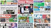 What the papers say: Sunday's front pages - Homepage - Western People