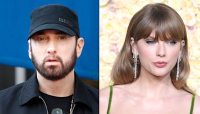 Eminem Sends a Pointed Message About Taylor Swift While Promoting His New Album