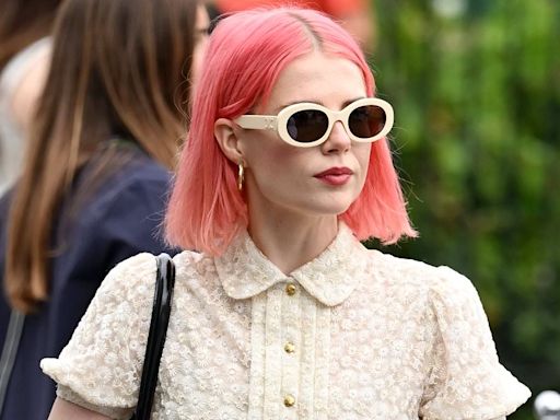 Lucy Boynton joins Pixie Lott and Katherine Jenkins at Wimbledon