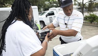 Houston community groups strain to keep feeding and cooling a city battered by repeat storms