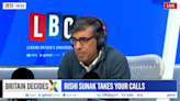 Rishi Sunak dubbed ‘pound shop Farage’ during hour-long LBC mauling