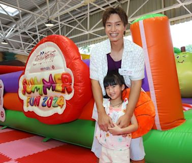 杏花新城︱陳柏宇父女檔挑戰 《杏運Summer Fun 2024》充氣水果樂園 | am730