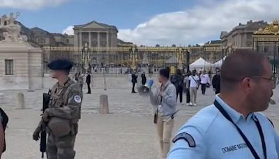 Troops storm Palace of Versailles and tourists evacuated after security incident