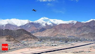 Explained: How higher-than-usual temperatures are grounding flights at Leh - Times of India