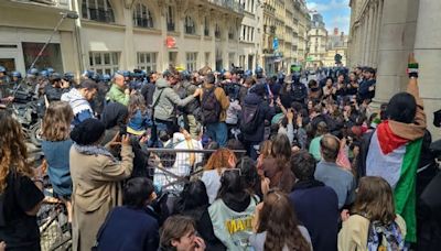 Las protestas propalestinas se extienden por las universidades de Francia y Reino Unido