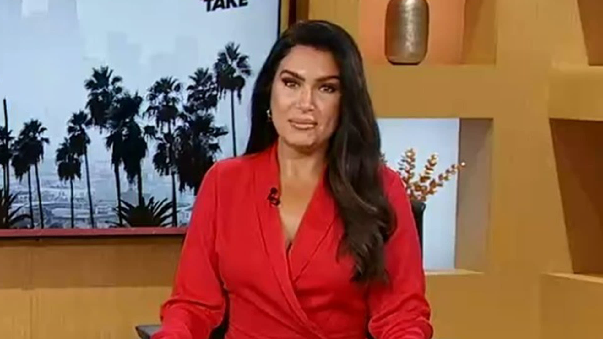 Molly Qerim wows in 'lady in red' outfit as she hosts First Take in new location