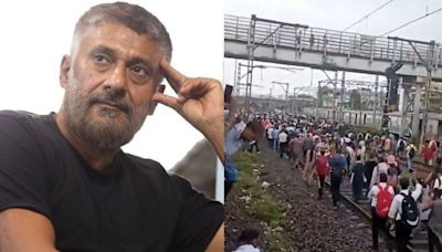 'Torture Of Citizens': Vivek Agnihotri Reacts To Mumbaikars Walking On Tracks Due To Disruption Of Local Train Service (VIDEO)