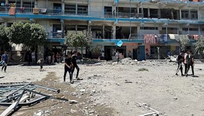 At least 30 killed after Israeli strikes on UN-run school in Gaza