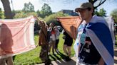 Encampment opposing war in Gaza at DePaul launches, as university leaders meet with Foxx on response to student protests