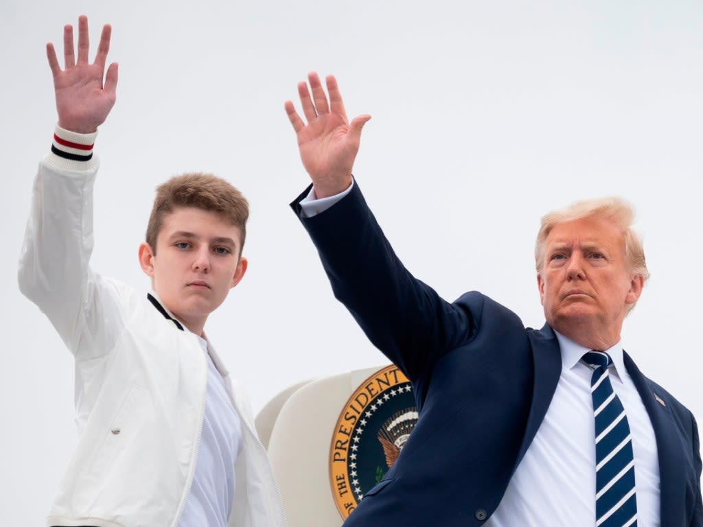 Barron Trump Is Seemingly Trying to Boost Dad Donald Trump's Gen Z Appeal