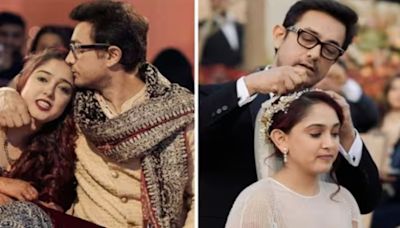 Aamir Khan Tears Up Singing 'Babul Ki Duayen Leti Ja' in Unseen Video From Daughter Ira's Wedding, Internet Gets...