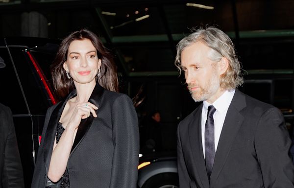 Anne Hathaway Held Hands With Her Husband, Adam Shulman, After ‘The Idea of You’ Screening