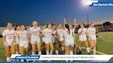 WATCH: Catholic celebrates girls soccer win over Ardrey Kell