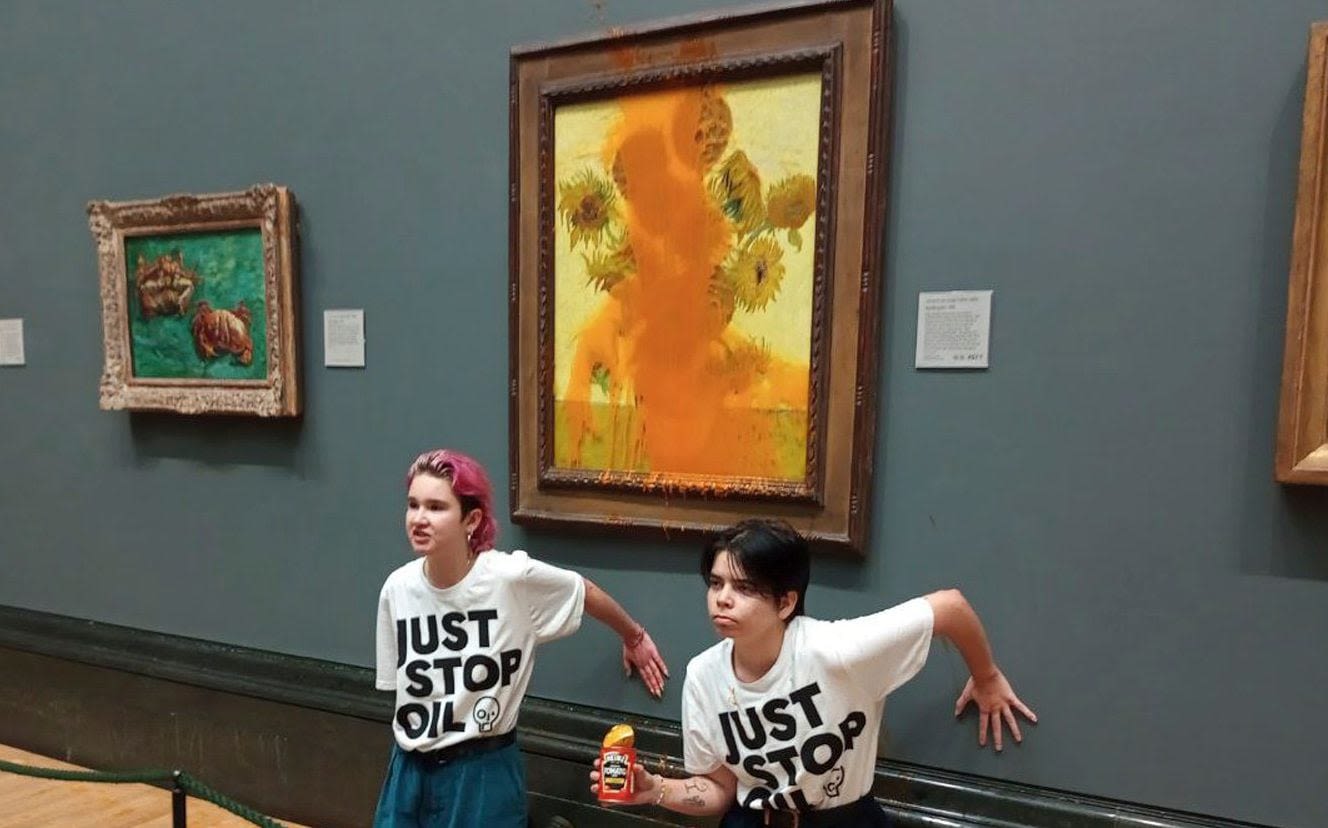 Just Stop Oil protesters who threw soup on Van Gogh painting found guilty