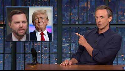 Seth Meyers jokes Tim Walz copied his ‘Republicans are weird’ line: ‘I’ve made a whole career out of it’