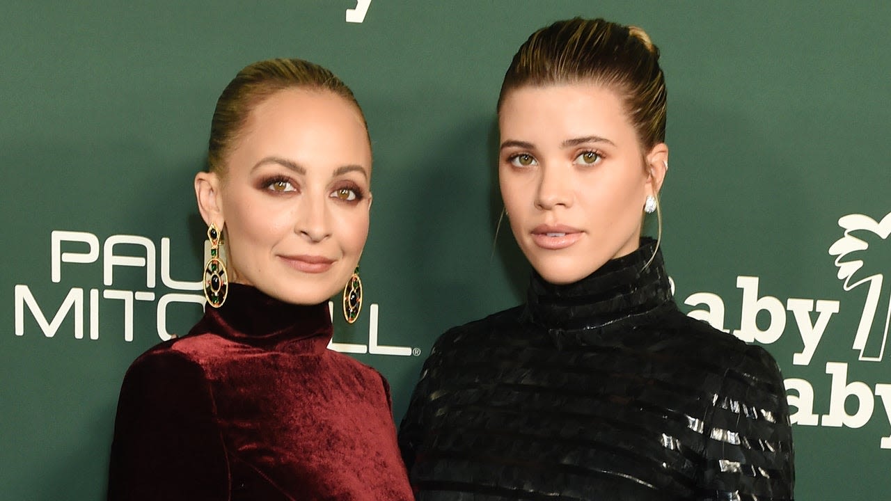 Nicole Richie Sweetly Reacts to Sister Sofia's Newborn Baby