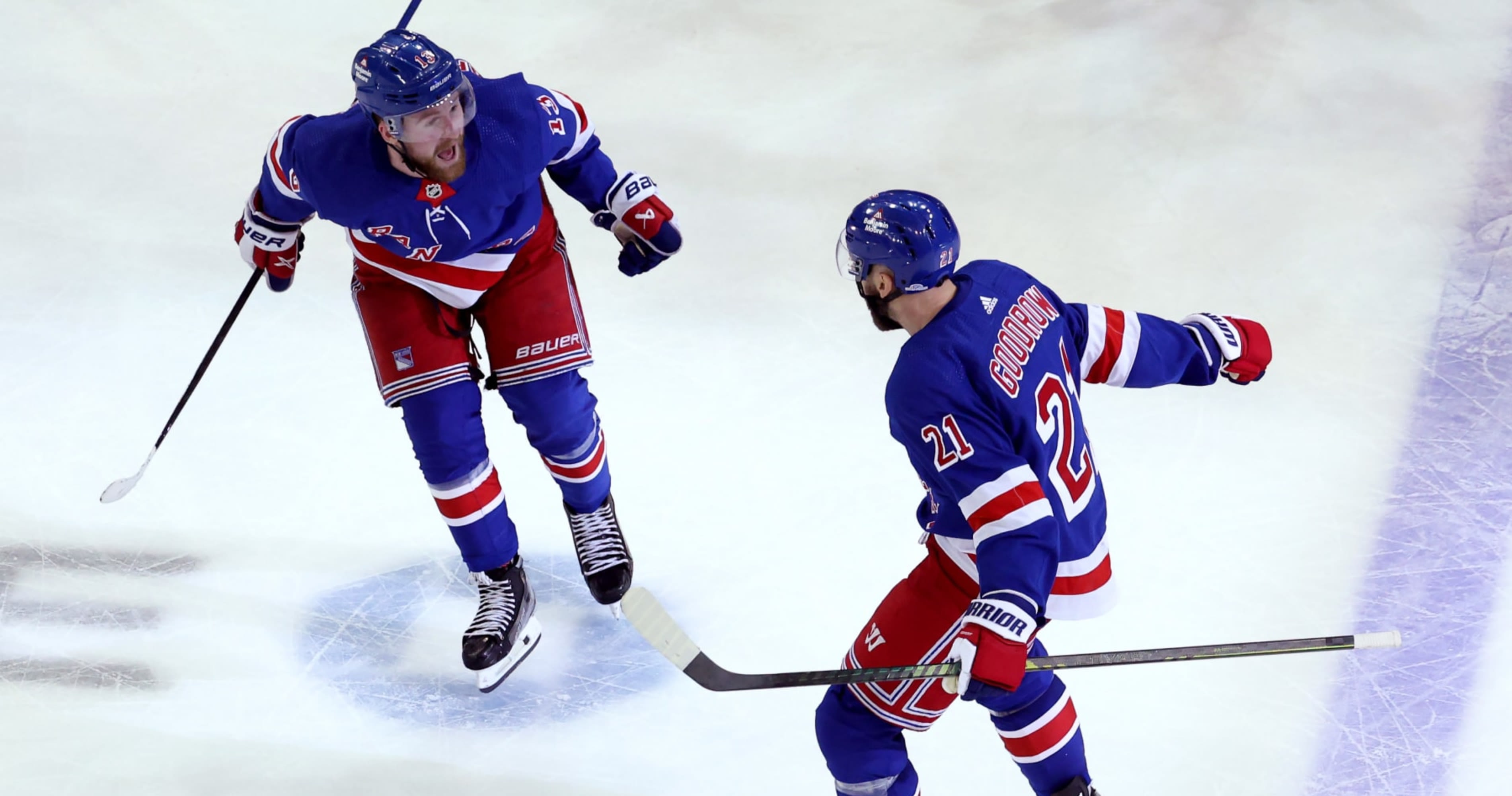 Rangers Exhilarate NHL Fans as Barclay Goodrow's OT Goal in G2 Evens ECF vs. Panthers