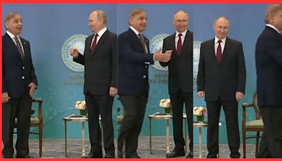 SCO Summit: Pakistan PM Sharif's awkward moment with Putin, calls him expanding 'barter trade' I Viral video