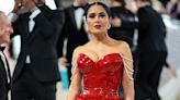 Salma Hayek’s Crimson Ball Gown at the Met Gala Isn’t For the Faint of Heart
