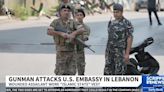 Gunman captured after shootout outside US Embassy in Lebanon