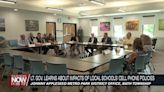 Lt. Governor Jon Husted discusses cellphone ban implementation with local school officials