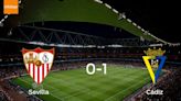 Cádiz se lleva tres puntos tras derrotar 1-0 a Sevilla
