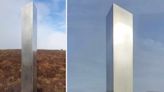 10-foot mysterious metal monolith appears on remote hill, baffling locals