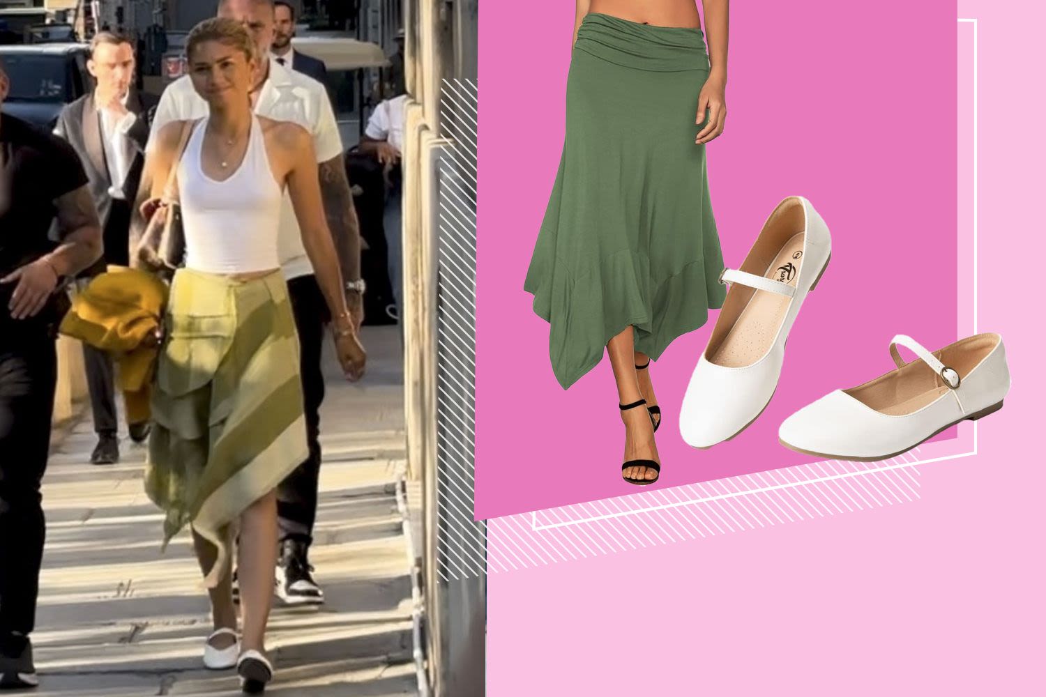 Zendaya’s Breezy Summer-Ready Midi Skirt Is as Fashionable as It Is Functional — Get the Look from $25