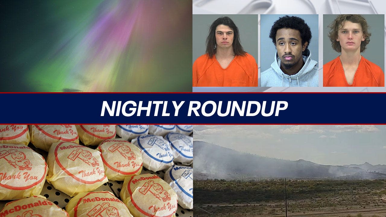 Northern Lights light up Arizona skies; 3 'Gilbert Goons' accept plea deals | Nightly Roundup