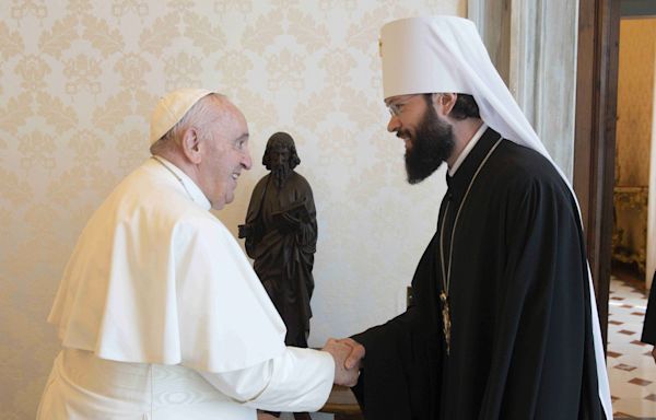 Pope Francis meets Russian Orthodox Church’s ‘foreign minister’