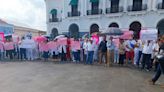 Trabajadores de la salud realizan marcha en Tabasco