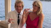 Rod Stewart parties with wife Penny Lancaster at son Liam's boozy wedding