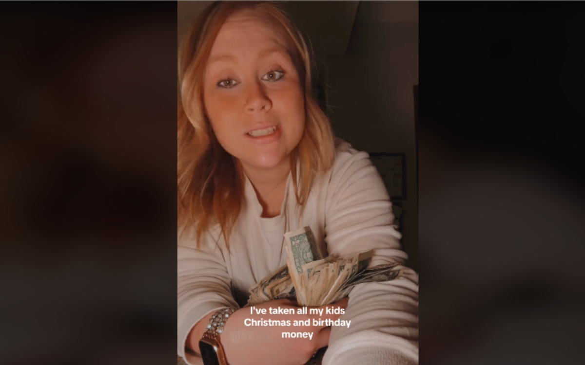 Mom admits she keeps kids' birthday and Christmas money—but there's a twist