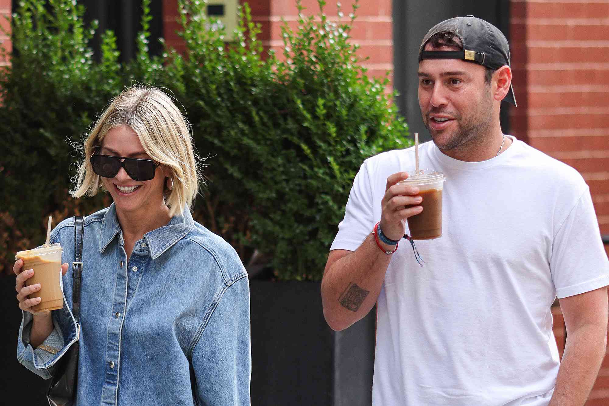 Julianne Hough and Scooter Braun Spotted Grabbing Coffee on a Walk in N.Y.C.