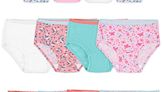 Fruit of the Loom Toddler Girls' Tag-Free Cotton Underwear, Now 14% Off