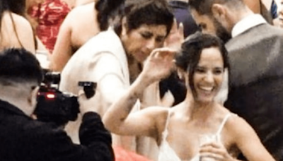 Sigrid Bazán contrajo matrimonio con su novio Fabrizio Iparraguirre en lujosa boda | VIDEO