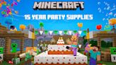 Minecraft releases Free Party add-on to celebrate 15th Anniversary