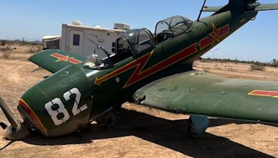 Plane overshoots runway at closed airport in Peoria, crashes into trailer