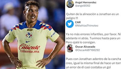 Aficionados de América exigen suplencia de Jonathan Dos Santos tras error