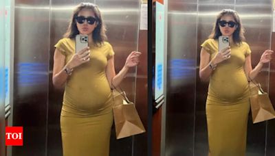 ‘Pyaar Ka Punchnama’ actress Sonnalli Seygall radiates pregnancy glow in a stunning yellow dress - Pic | - Times of India