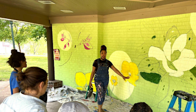 New mural unveiling next week in Jefferson Park, MLK Middle School students and Open Space Education collaborate