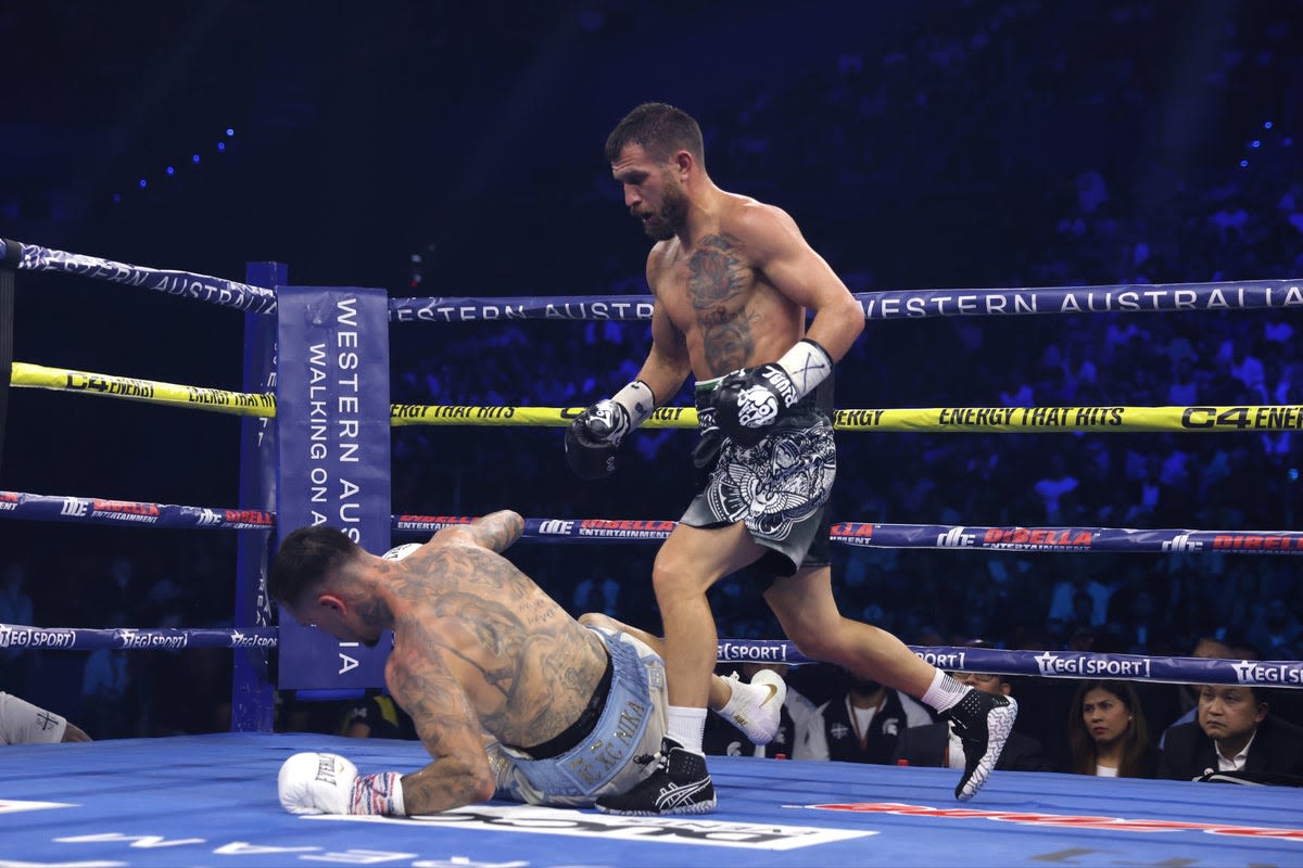 Vasiliy Lomachenko stops George Kambosos Jr late to become champion once again