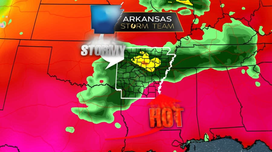 Arkansas Storm Team Weather Blog: Major heat and storms this week!