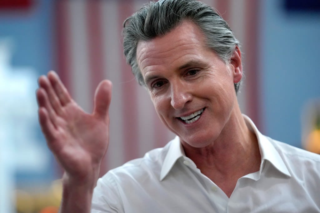 Hollywood Gavin Newsom is ready for his close-up. Or is he?