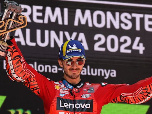 Bagnaia wins Italian GP sprint, Marquez second after Martin crash